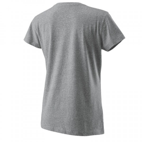 Женская футболка Wilson Blur-W Tech Tee (Grey) для большого тенниса
